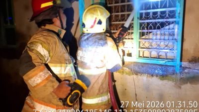 Ditinggal Mancing, Rumah di Purwoasri Terbakar Diduga Akibat Obat Nyamuk