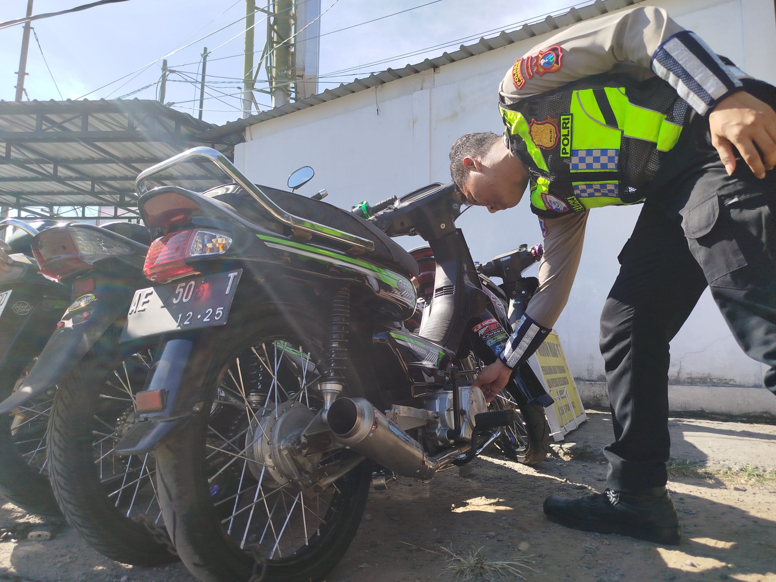 Sepekan, Satlantas Polres Ponorogo Amankan 120 Motor dan 3 Mobil Diduga untuk Balap Liar