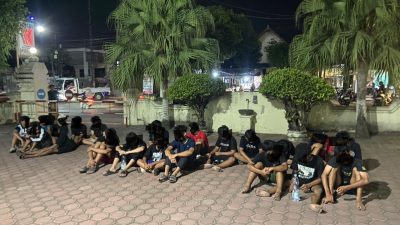 Nekat Balap Liar di Kalidawir, 15 Pemuda Diamankan Polisi, Empat Motor Tak Bersurat