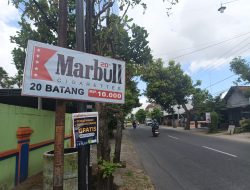 Diduga Imbas Berkurangnya Penindakan, Iklan Rokok Ilegal Marak Terpasang di Ruas Jalan Tulungagung