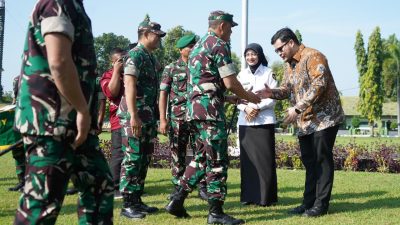 Perkuat Ketahanan Pangan, Mas Dhito Dampingi Pangdam V/Brawijaya Tinjau Lokasi Yonif TP di Kediri