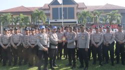 Lepas Siswa Diktuk Bintara Brimob, Polres Blitar Tekankan Profesionalisme dan Disiplin Polisi Muda