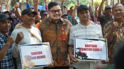 Dukung Ketahanan Pangan, Mas Dhito Salurkan Benih Jagung dan Traktor untuk Petani Ngadiluwih