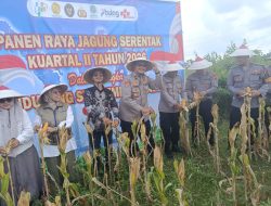 Polres Blitar Ikuti Zoom Panen Raya Jagung, Dukung Swasembada Pangan Nasional