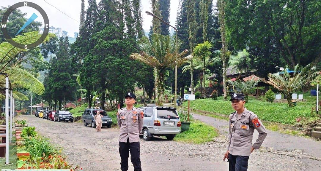 Polisi Patroli di Wisata Sirah Kencong, Pastikan Pengunjung Aman dan Nyaman Saat Liburan