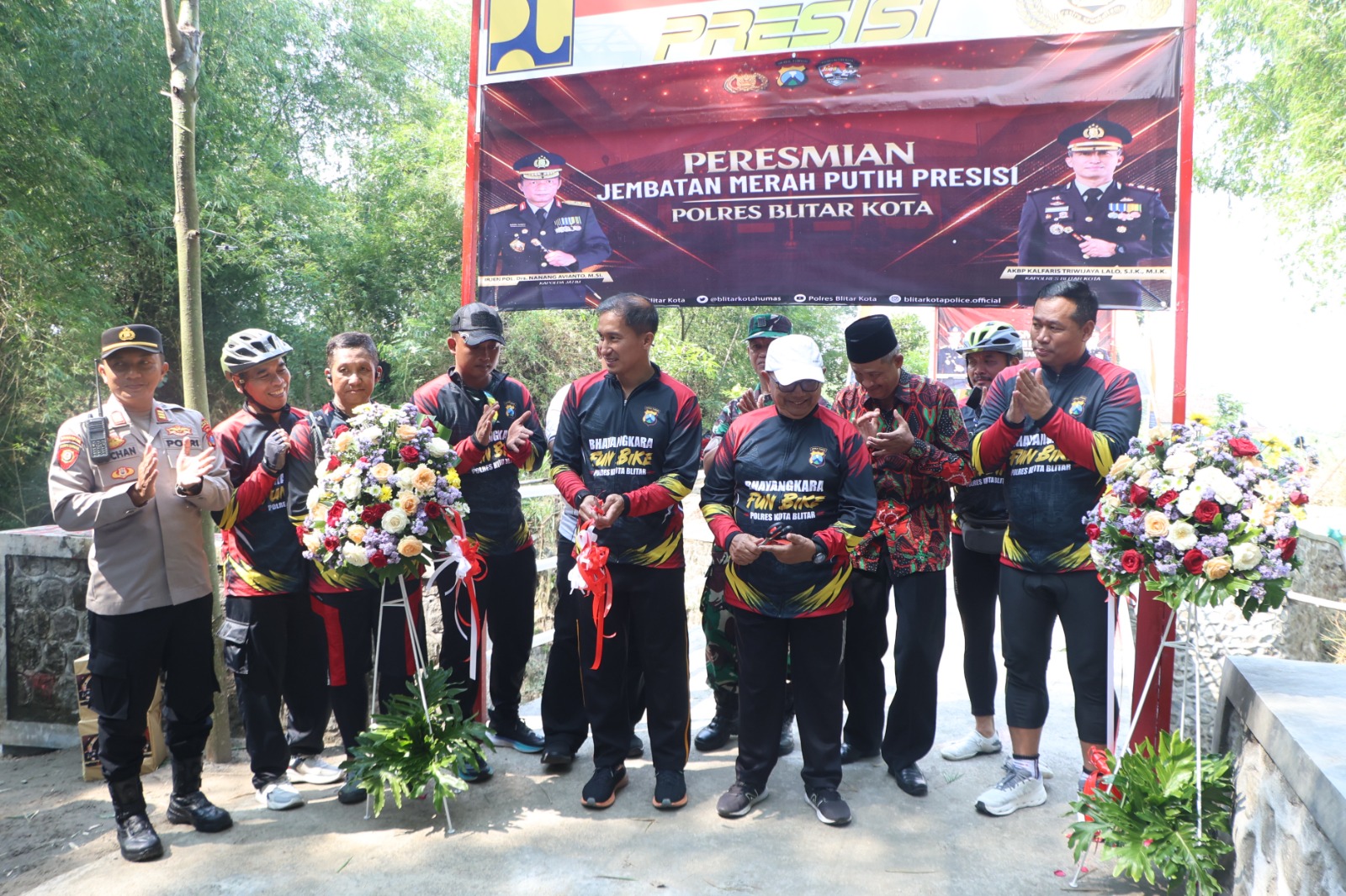 Jembatan Merah Putih Presisi Rampung Dibangun, Warga Tiga Desa di Udanawu Kini Tak Perlu Memutar Jauh