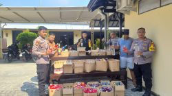 Polsek Brondong Gerebek Warung Penjual Miras, Ratusan Liter Minuman Beralkohol Disita
