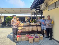 Polsek Brondong Gerebek Warung Penjual Miras, Ratusan Liter Minuman Beralkohol Disita