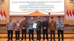 DPRD Lamongan Gelar Paripurna Pertanggungjawaban APBD 2025, Kinerja Fiskal Daerah Dinilai Positif