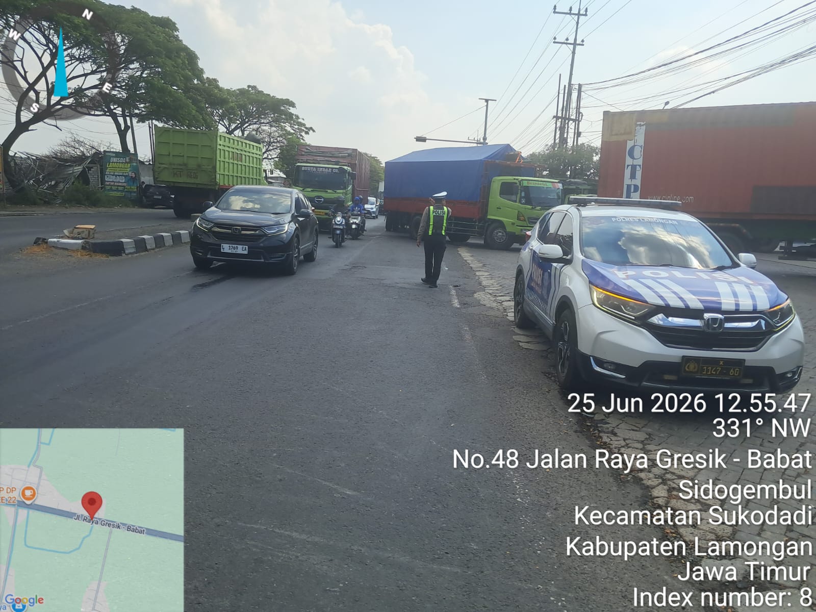 Antisipasi Antrean Bio Solar, Satlantas Polres Lamongan Siagakan Personel di Sejumlah SPBU