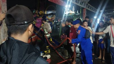 KMN Sri Sumber Rejeki Terbakar di Pelabuhan Brondong, Dugaan Awal Akibat Korsleting Listrik