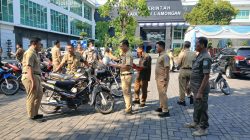 Tingkatkan Disiplin Aset, Bapenda Lamongan Gelar Apel Kendaraan Dinas di Setda
