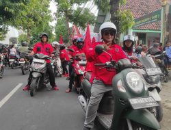 63 Motor Kader PDIP Jombang Konvoi ke Makam Bung Karno, Donny Anggun: Keluar dari Zona Nyaman dan Perkuat Kebersamaan