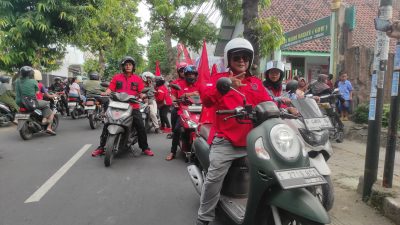 63 Motor Kader PDIP Jombang Konvoi ke Makam Bung Karno, Donny Anggun: Keluar dari Zona Nyaman dan Perkuat Kebersamaan