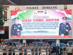 Kapolres Jombang Pimpin Sertijab Kasat Reskrim dan Sejumlah Kapolsek, Tekankan Respons Cepat Layani Masyarakat