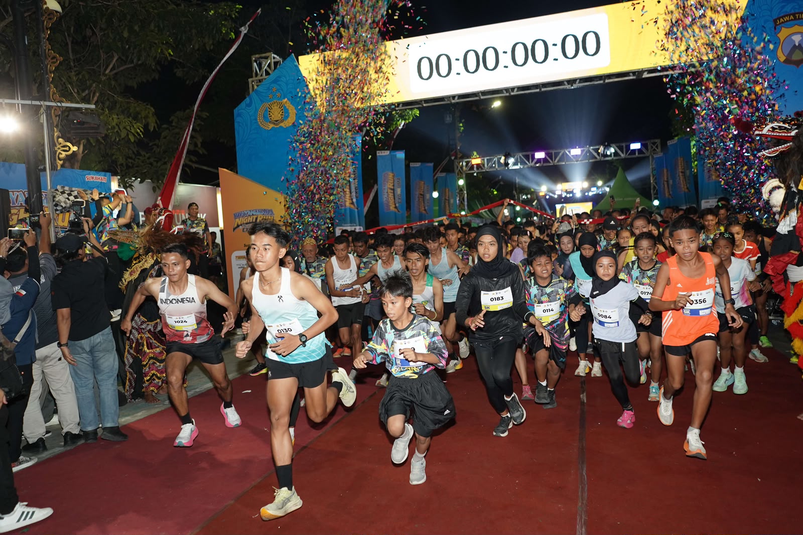 1.850 Runner Ramaikan Bhayangkara Night Run Jombang, Kapolres Sebut Bukti Dukungan Masyarakat untuk Kamtibmas