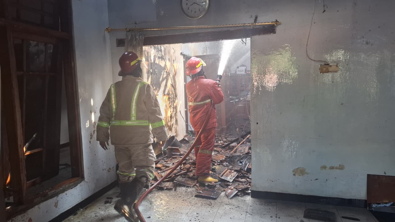 Api Lahap Tiga Kamar Rumah di Jombang, Laporan Cepat Warga Selamatkan Bangunan Sekitar