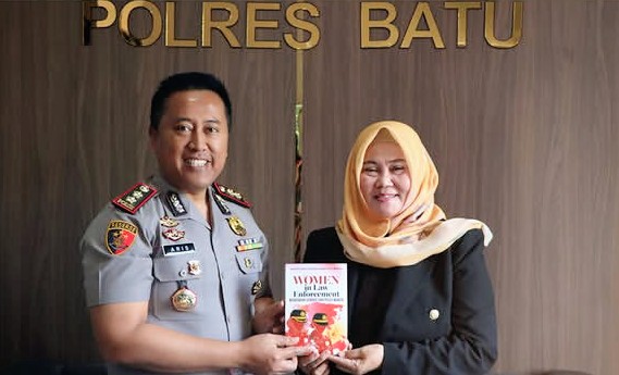 Kapolres Batu Terima Kunjungan Silaturahmi Irjen Pol (Purn) Dr. Juansih