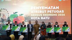 Wali Kota Batu Lepas 183 Petugas Sensus Ekonomi 2026, Perkuat Pembangunan Berbasis Data