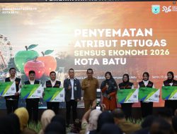 Wali Kota Batu Lepas 183 Petugas Sensus Ekonomi 2026, Perkuat Pembangunan Berbasis Data