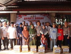 Sambut HUT Bhayangkara ke-80, Polres Batu Salurkan Bantuan Sosial untuk Warga Kurang Mampu