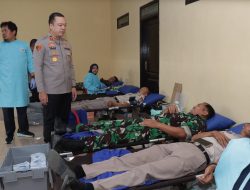 Semangat Kemanusiaan Warnai Donor Darah Hari Bhayangkara ke-80 di Polres Malang