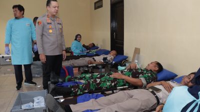 Semangat Kemanusiaan Warnai Donor Darah Hari Bhayangkara ke-80 di Polres Malang