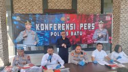 Polres Batu Ungkap Tiga Kasus Curanmor dan Penadahan, Lima Tersangka Diamankan Jelang Hari Bhayangkara