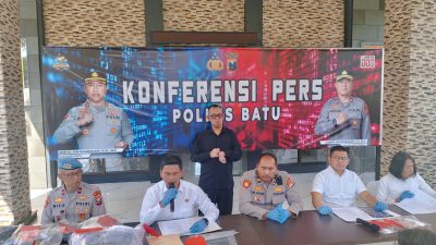 Polres Batu Ungkap Tiga Kasus Curanmor dan Penadahan, Lima Tersangka Diamankan Jelang Hari Bhayangkara