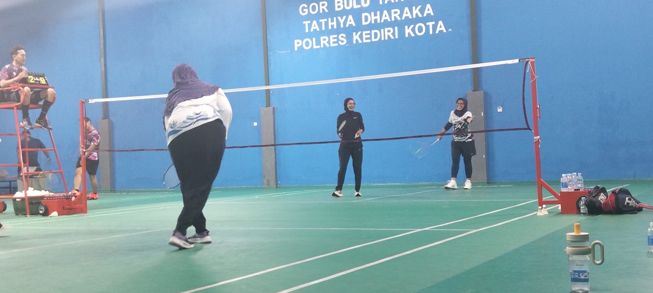 Olahraga Badminton Bersama, Pemkot Kediri Perkuat