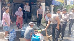 Gangguan Pasokan Air Bersih, Pemkot dan Polres Kediri Kota Salurkan Bantuan untuk Warga Campurejo