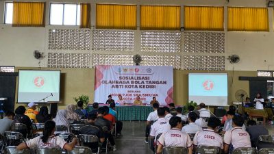 ABTI Kota Kediri Gandeng Guru PJOK Perkuat Pembinaan Atlet Bola Tangan di Sekolah