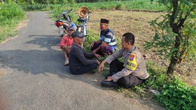 Bhabinkamtibmas Desa Puhrubuh Perkuat Sinergi dengan Kelompok Tani
