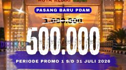 Promo Hari Jadi Kota Kediri ke-1.147, Tirta Dhaha Beri Diskon Pasang Baru PDAM Jadi Rp500 Ribu Selama Juli 2026