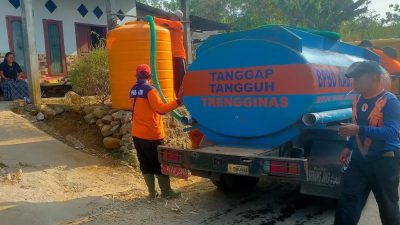 BPBD Kabupaten Kediri Siagakan Truk Tangki dan Tandon Air Hadapi Kemarau Panjang