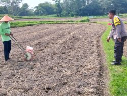 Dukung Swasembada Pangan, Polres Blitar Patroli Dialogis dan Edukasi Petani