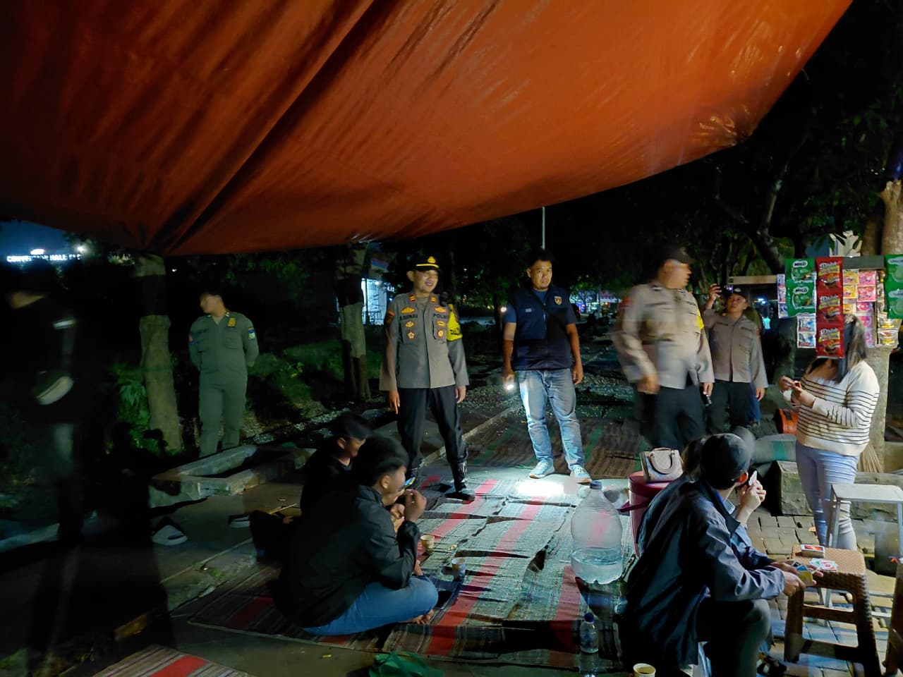 Patroli Gabungan Intensif, Polisi dan Satpol PP Ngasem Antisipasi Kriminalitas hingga Balap Liar