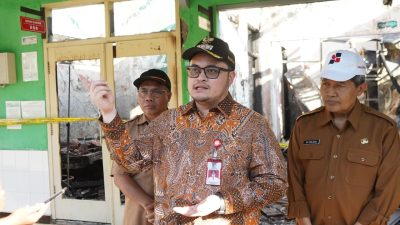 Bupati Kediri Mas Dhito Pastikan Puskesmas Tiron Direhabilitasi Pascakebakaran