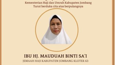 Jamaah Haji Asal Jombang Kembali Wafat di Tanah Suci, Total Tiga Orang Meninggal