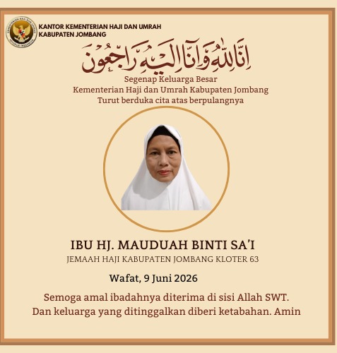 Jamaah Haji Asal Jombang Kembali Wafat di Tanah Suci, Total Tiga Orang Meninggal