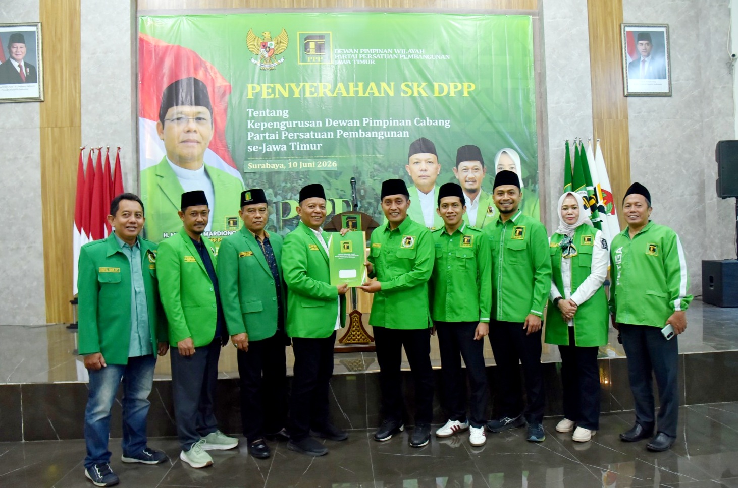 SK Ketua DPC PPP Jombang Resmi Diserahkan, Gus Farid Nahkodai Partai Periode 2026–2031