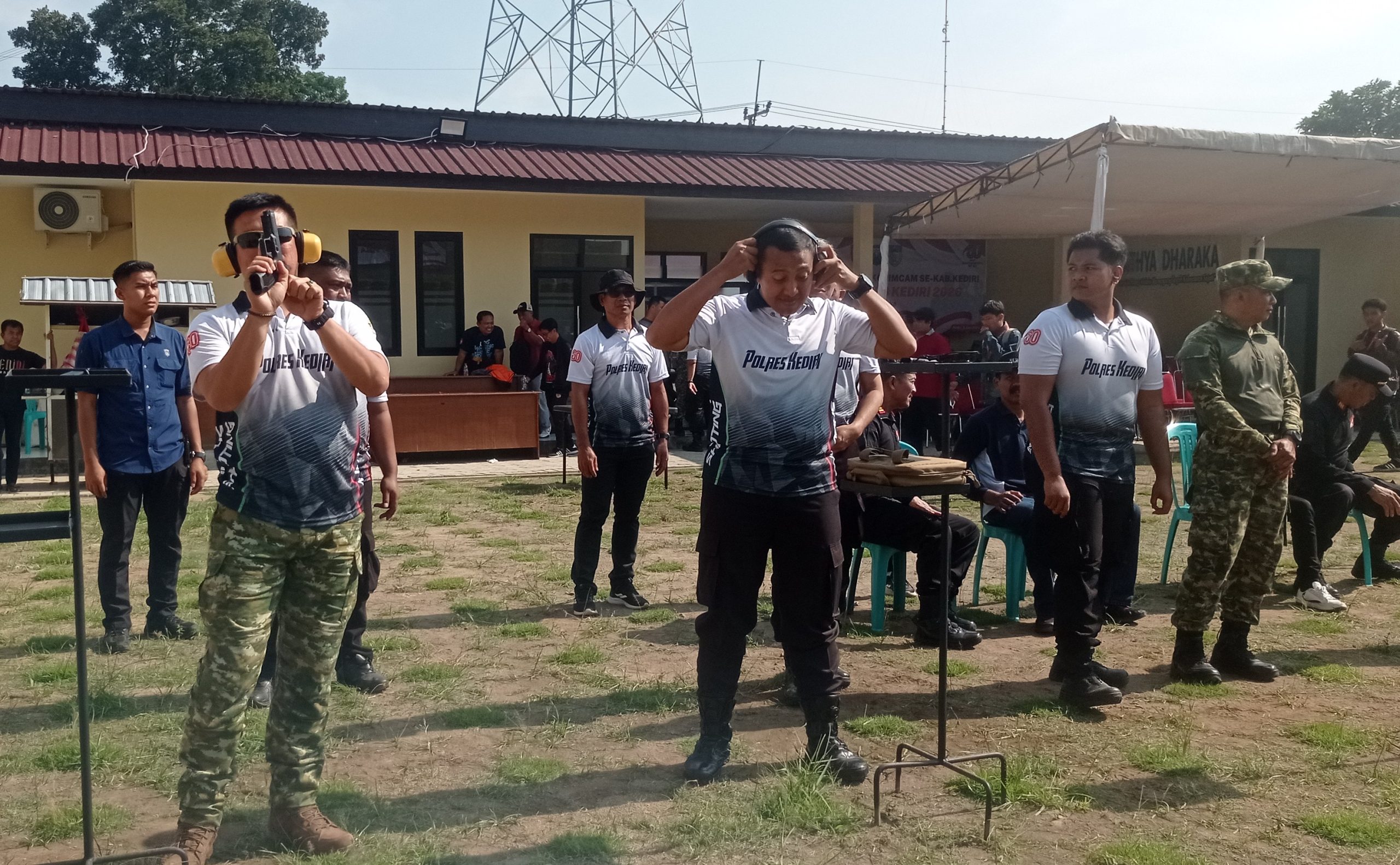 Perkuat Sinergitas, Polres Kediri Gelar Lomba Menembak Antar Forkopimcam