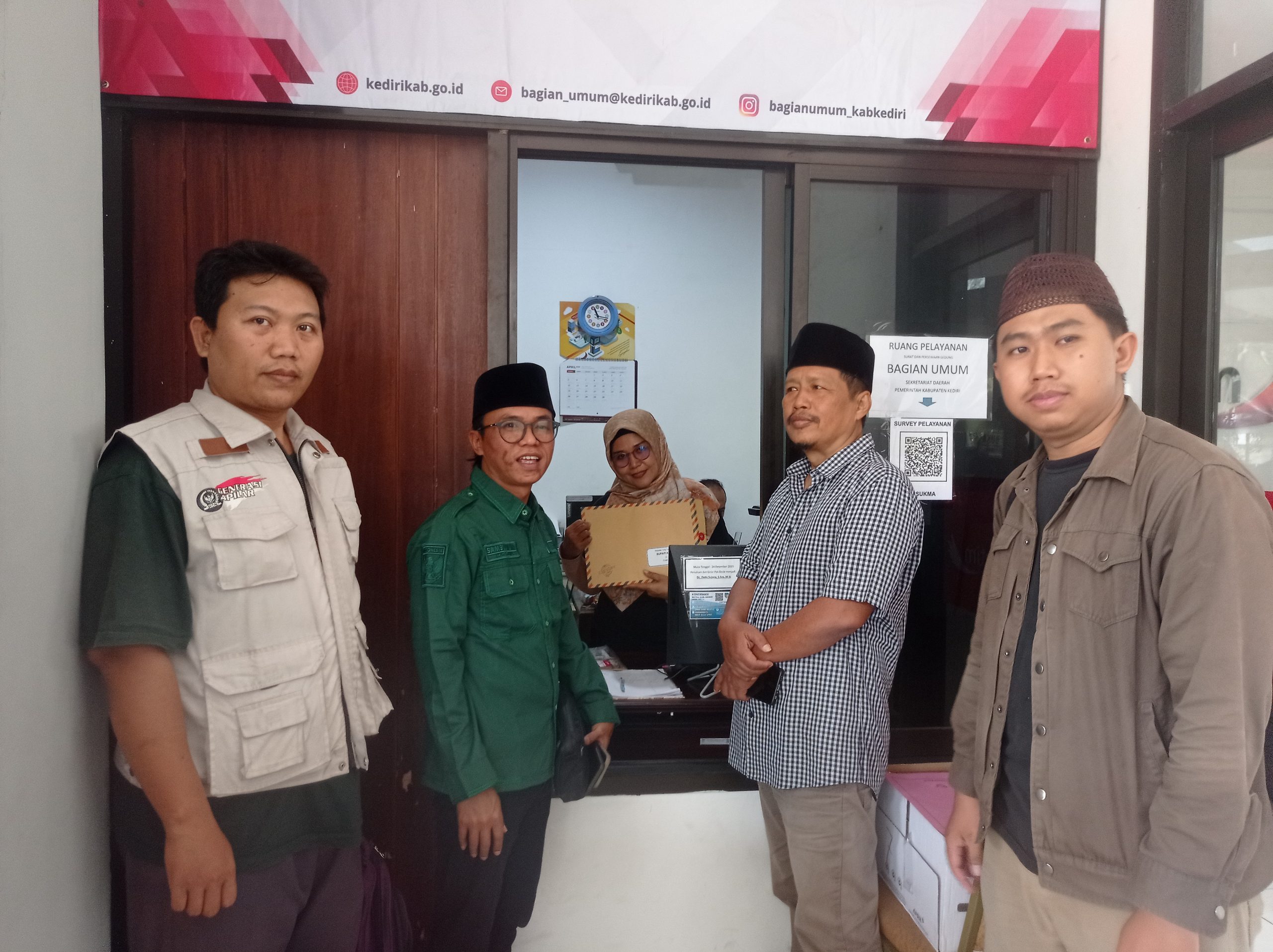 PCNU Kabupaten Kediri Sampaikan Surat ke Bupati, Tolak Kebijakan Sekolah Lima Hari