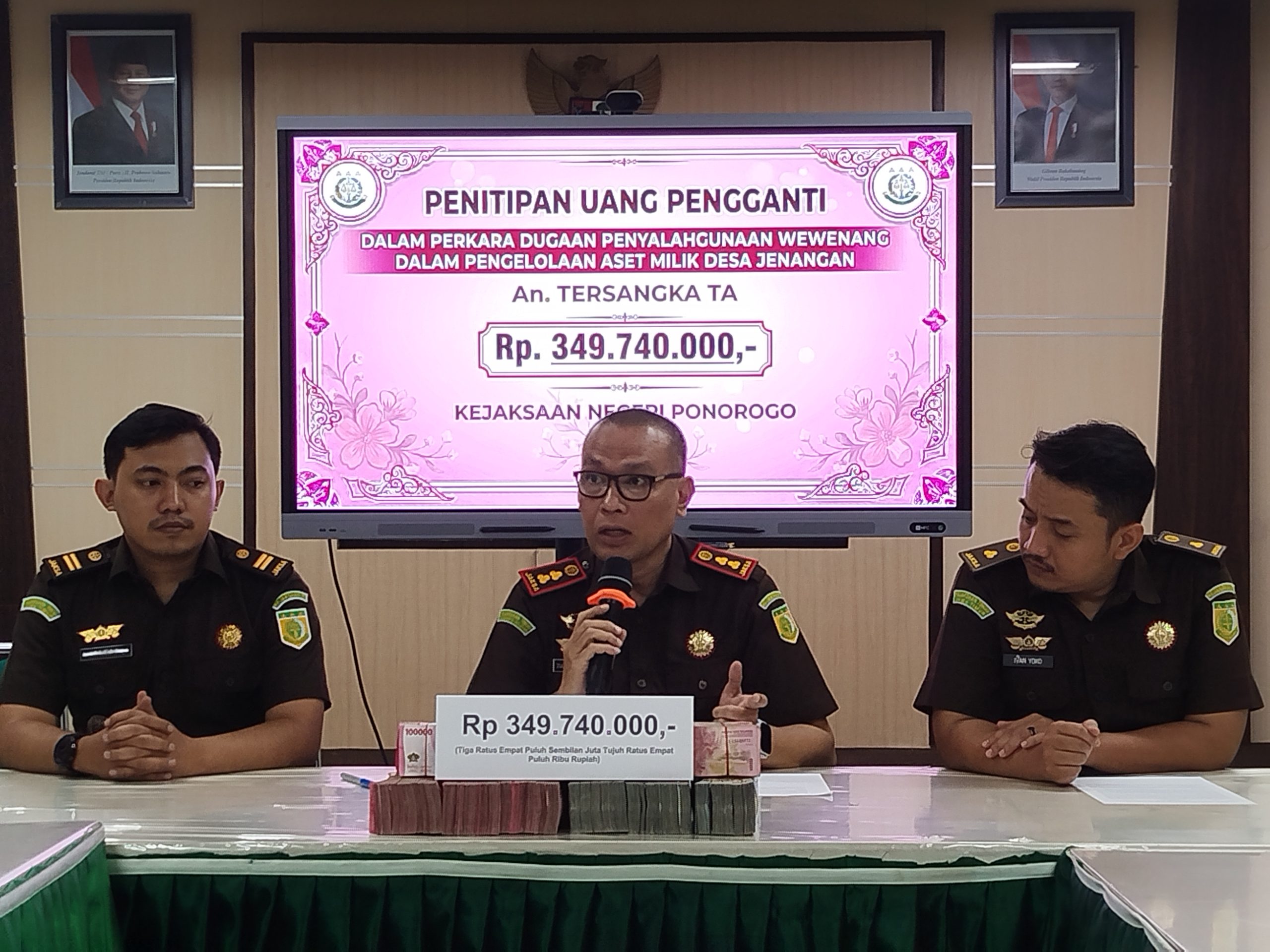 Tersangka Korupsi Eks Kades Jenangan Kembalikan Kerugian Negara Rp349 Juta, Kejari Tegaskan Proses Hukum Tetap Berjalan
