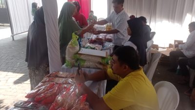 GPM di Desa Bedug Disambut Antusias, Warga Serbu Sembako Murah