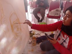 Sebanyak 171 Peserta Ramaikan Lomba Lukis Bulan Bung Karno di DPC PDI Perjuangan Kabupaten Kediri