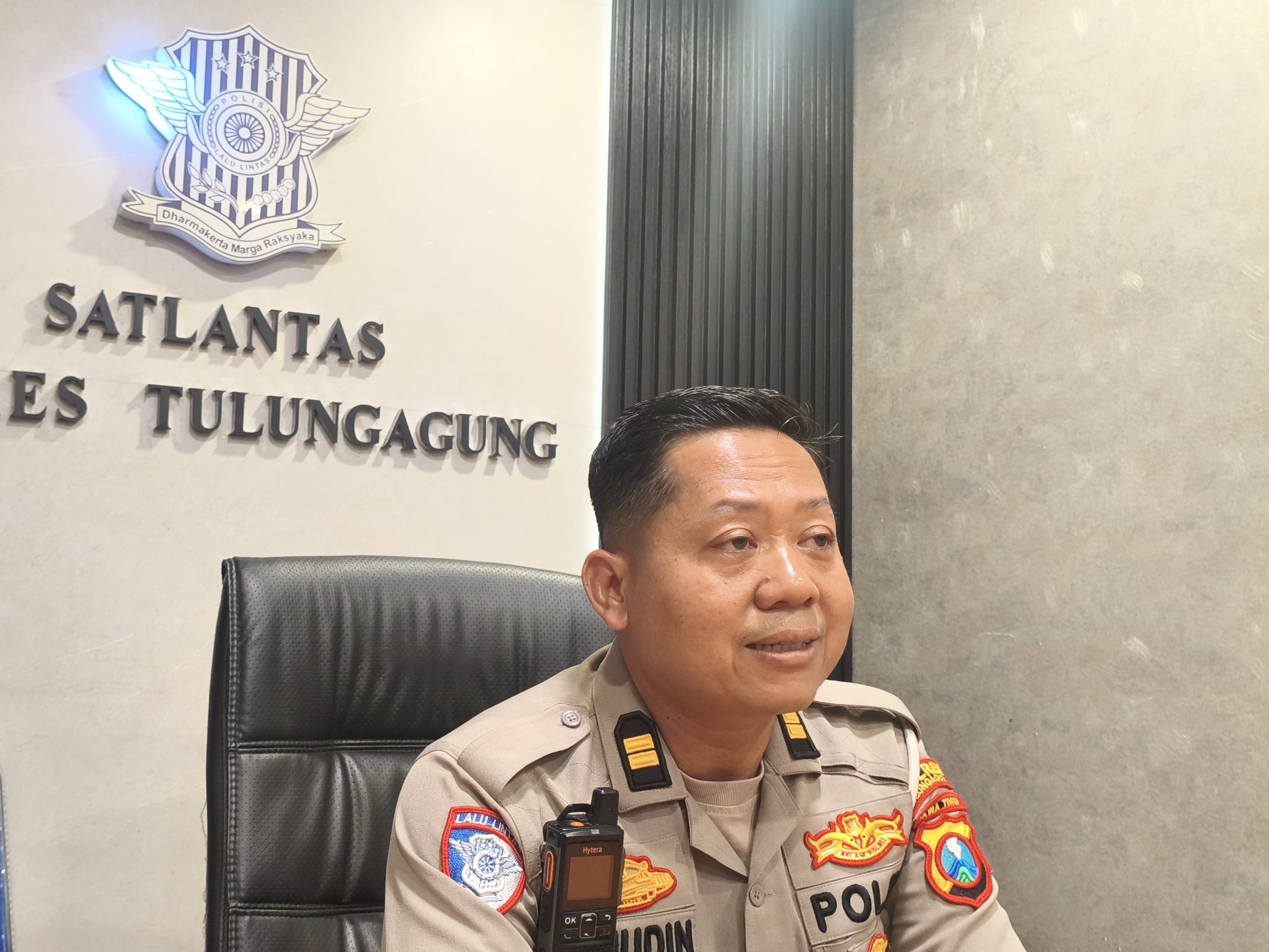 Jelang Pengesahan Warga Baru PSHT, Satlantas Polres Tulungagung Siapkan Rekayasa Lalu Lintas