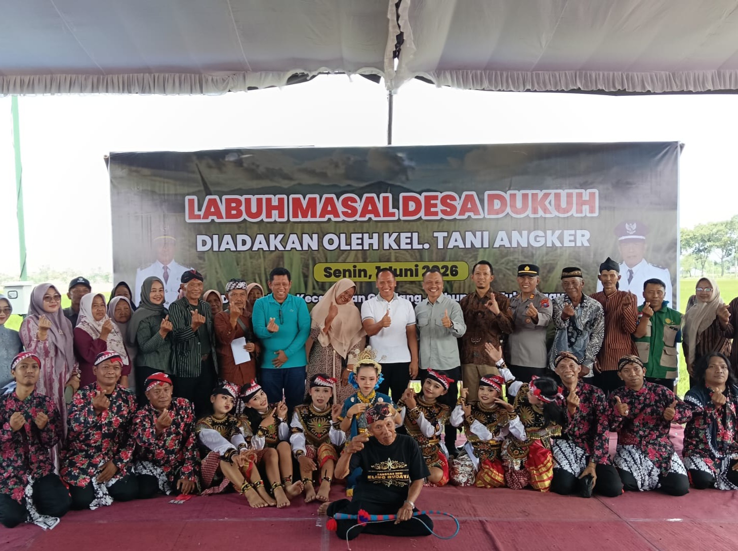 Tradisi Labuh Massal di Desa Dukuh, Pemkab Tulungagung Pastikan Produksi Beras Surplus