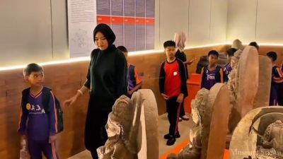 Libur Sekolah, Museum Sri Aji Joyoboyo Kediri Mulai Ramai Dikunjungi Wisatawan