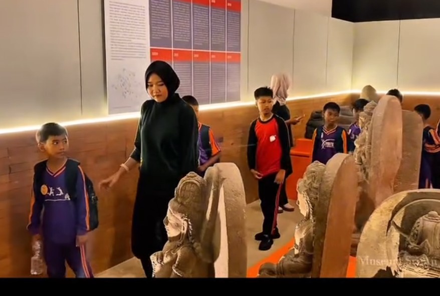Libur Sekolah, Museum Sri Aji Joyoboyo Kediri Mulai Ramai Dikunjungi Wisatawan